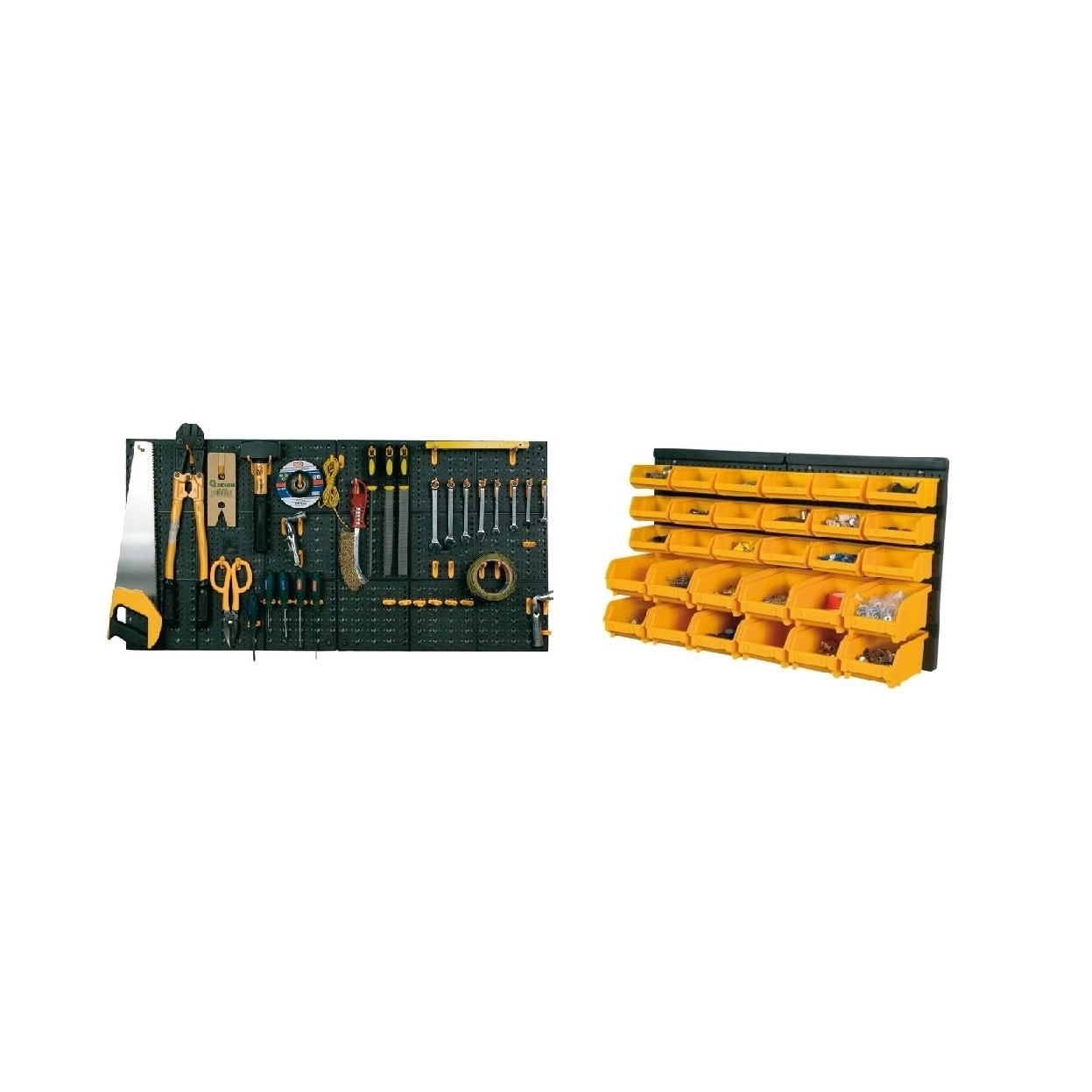 Set panou cutii depozitare/scule, 330/323