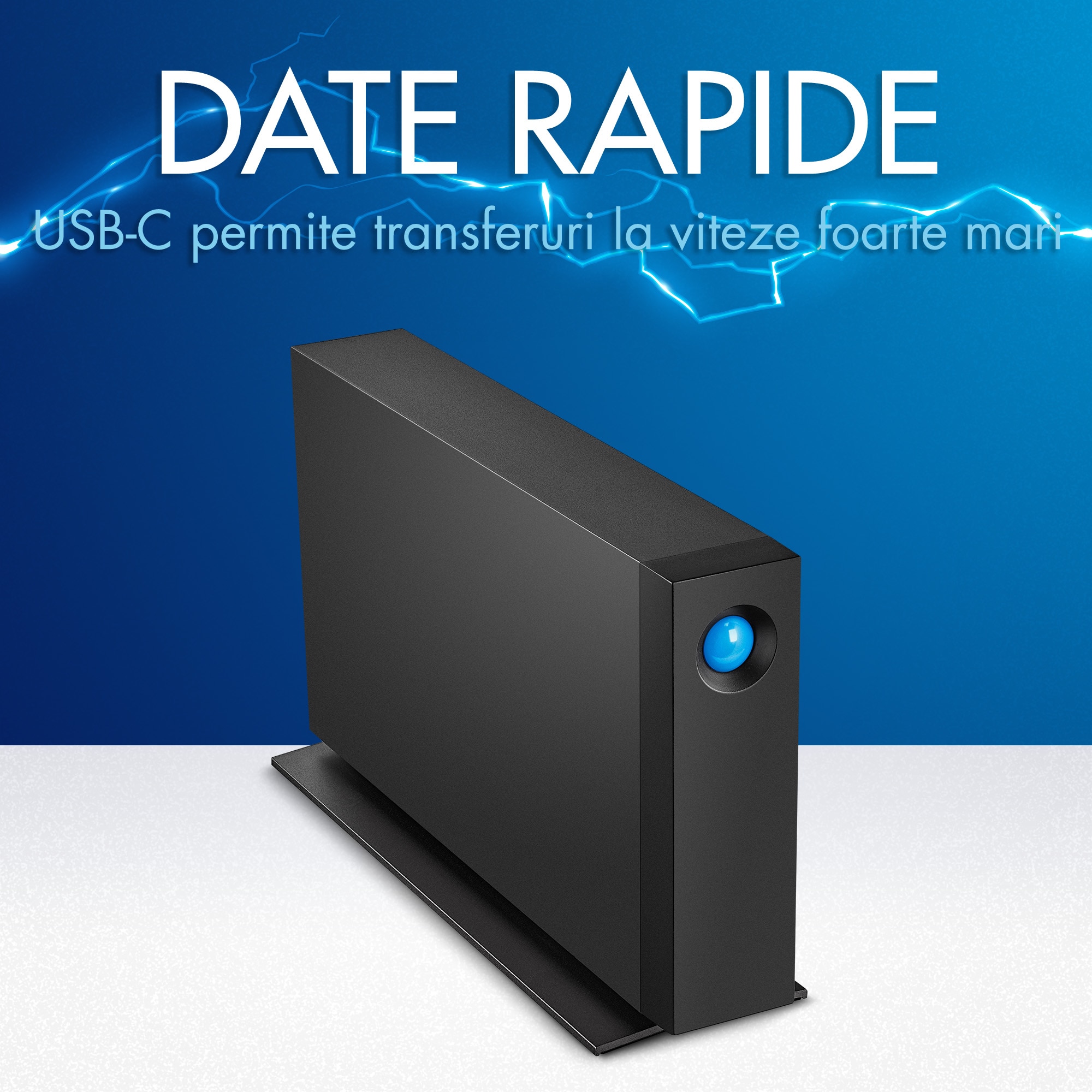 HDD Extern LaCie D2 Professional 10TB, USB 3.1 Type-C - eMAG.ro