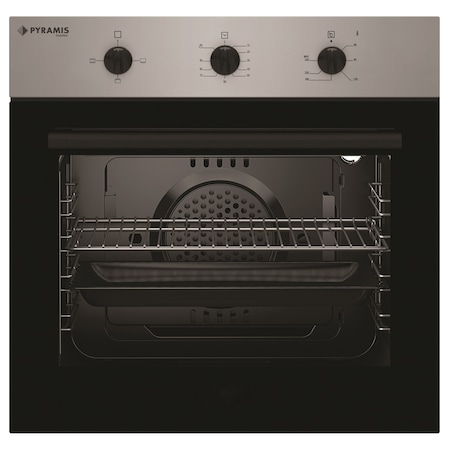 Pachet Pyramis SMARTLINE BASIC, cuptor electric 3 functii si plita cu gaz