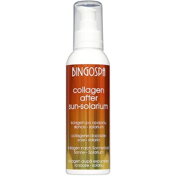 Lotiune dupa plaja BingoSpa, Cu colagen, Vitamina E, 135 g Lotiune dupa plaja BingoSpa, Cu colagen, Vitamina E, 135 g