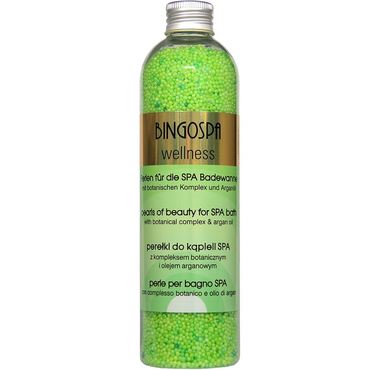 Perle pentru baie, BingoSpa, Ulei de argan, 230 g,