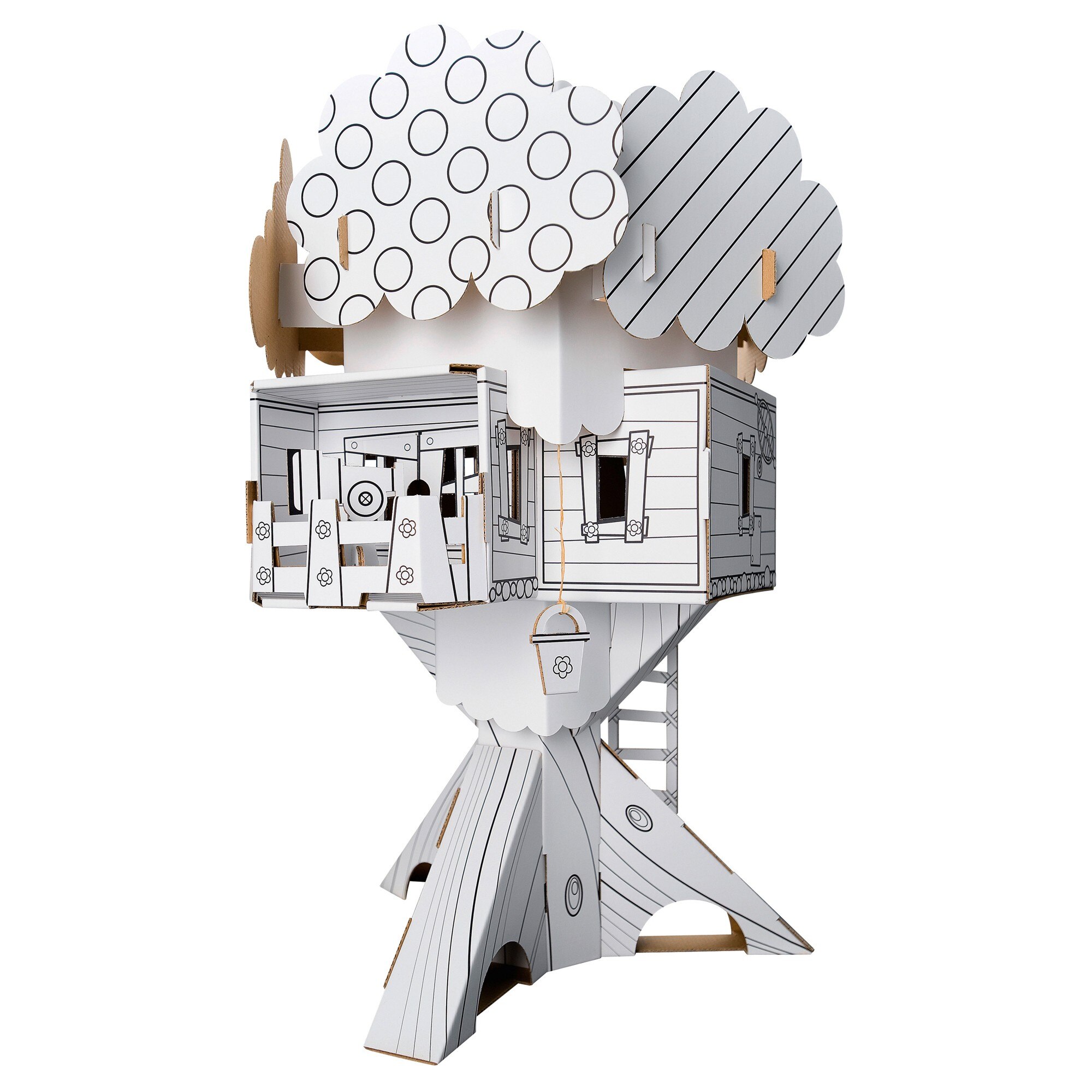 Set creativ Calafant Casuta din copac Ki Ka