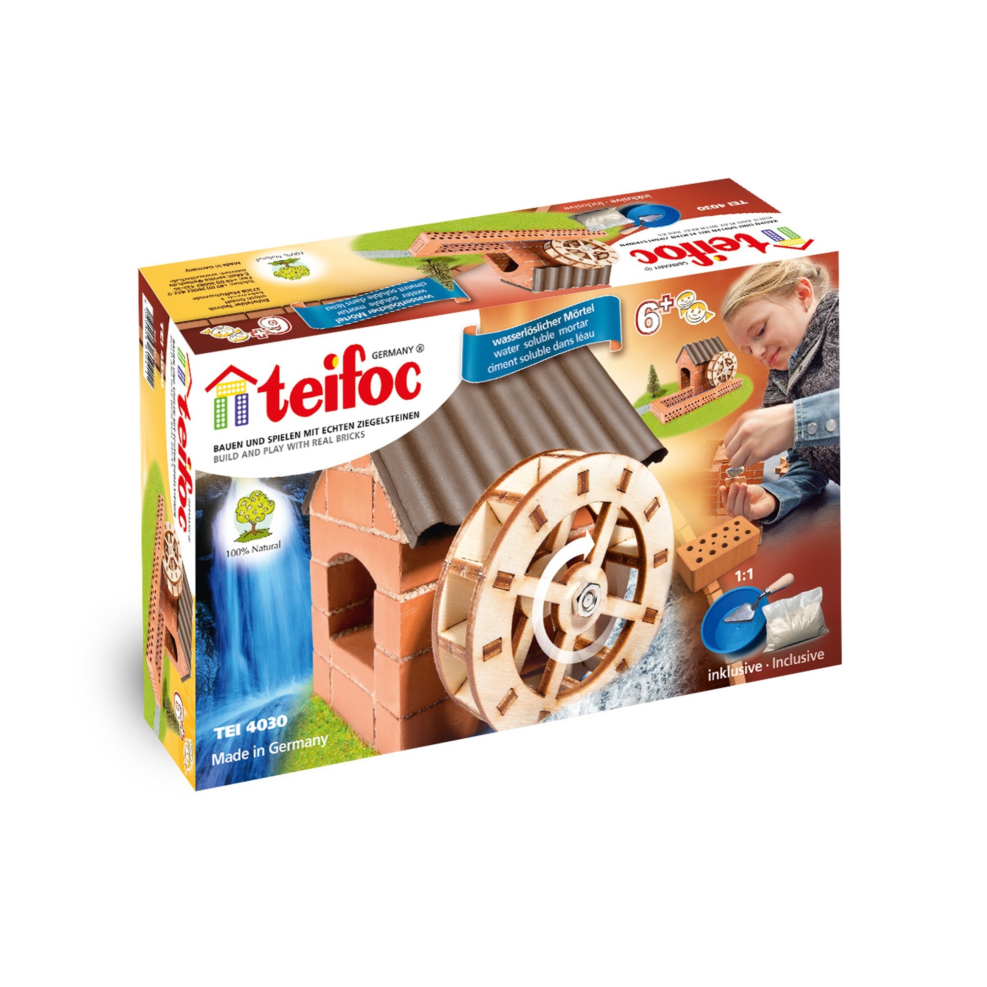 Set de constructie din caramizi Teifoc Moara de apa