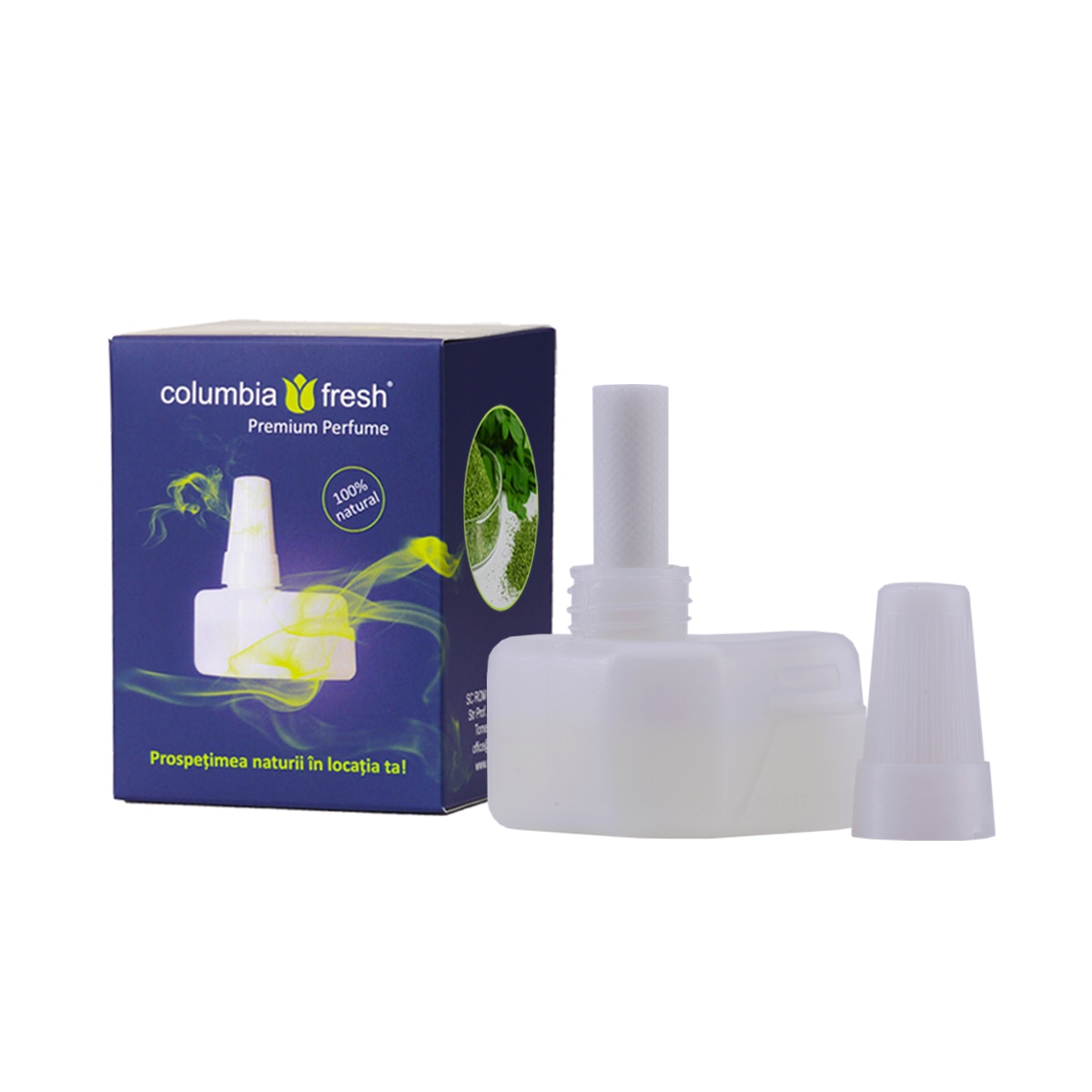 Rezerva odorizant aromaterapie Columbia Fresh cu ulei esential de eucalipt