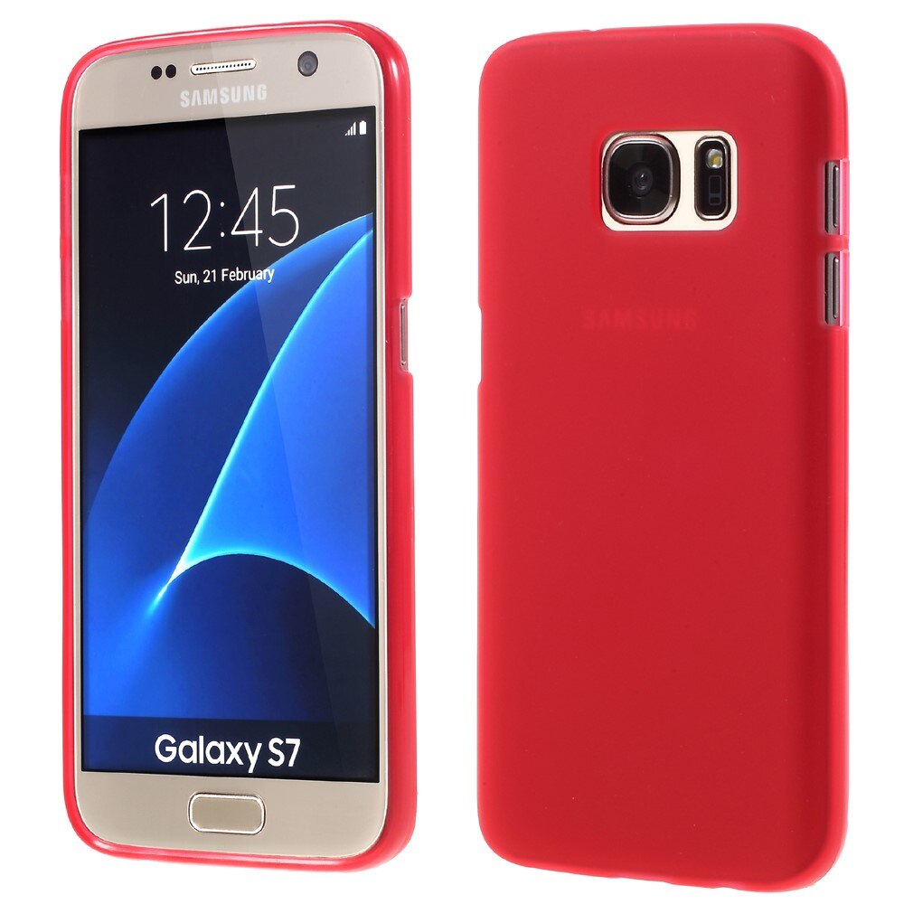 Husa Color Soft TPU Cover Samsung Galaxy S7 - rosu