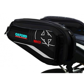 Genti laterale moto X50, Negru Genti laterale moto X50, Negru