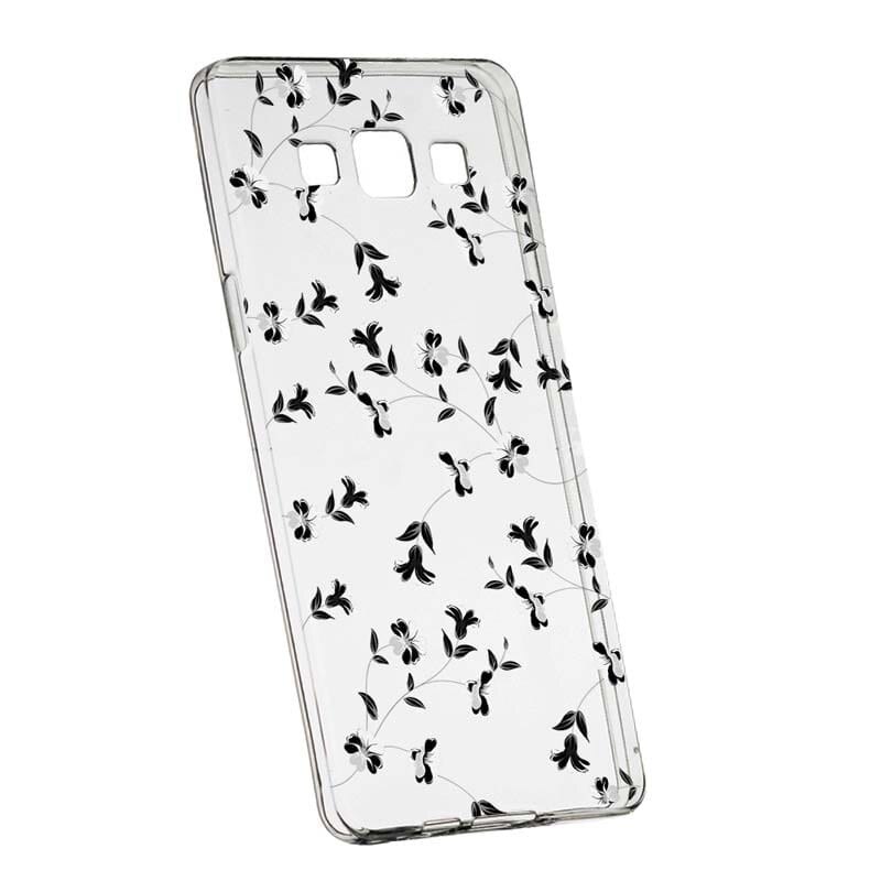 Husa Silicon, Transparent, Slim, Flori, 128, Huawei MATE 10