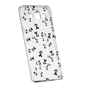 Husa Silicon, Transparent, Slim, Flori, 128, Samsung Galaxy J7 2016 Husa Silicon, Transparent, Slim, Flori, 128, Samsung Galaxy J7 2016