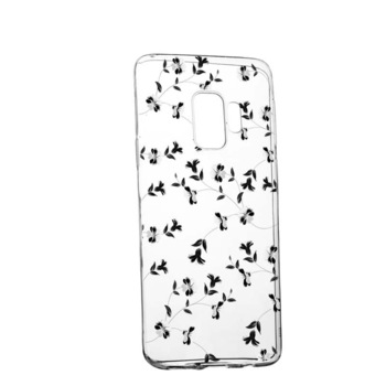 Husa Silicon, Transparent, Slim, Flori, 128, Huawei MATE 9 Husa Silicon, Transparent, Slim, Flori, 128, Huawei MATE 9