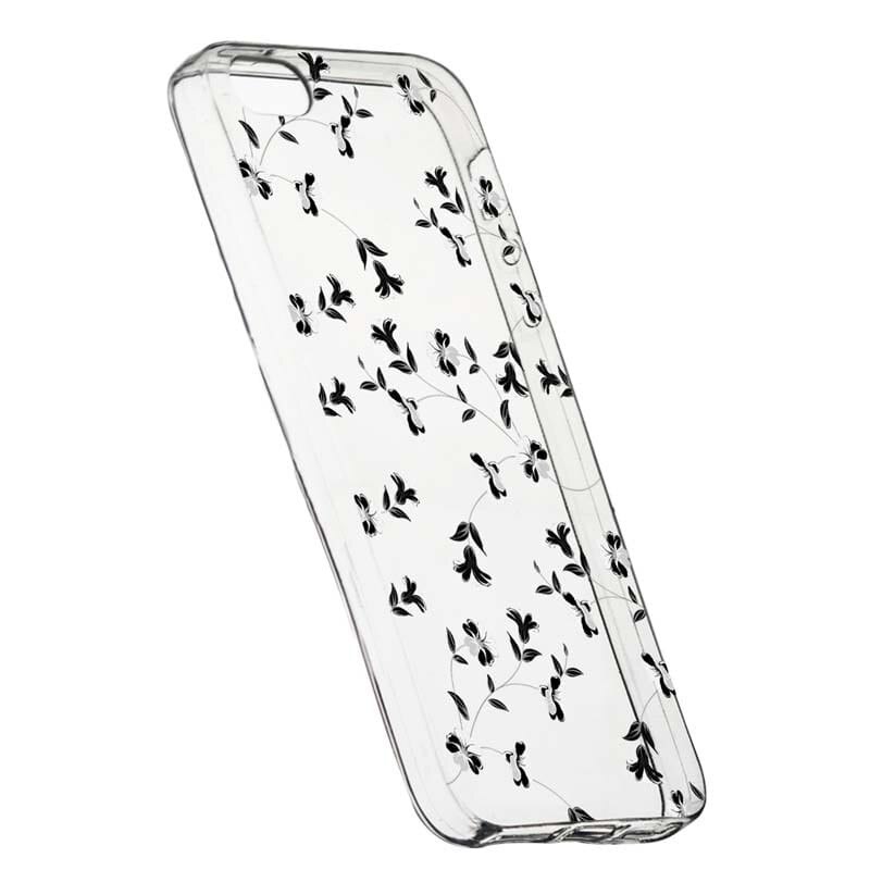 Husa Silicon, Transparent, Slim, Flori, 128, Xiaomi Mi5S