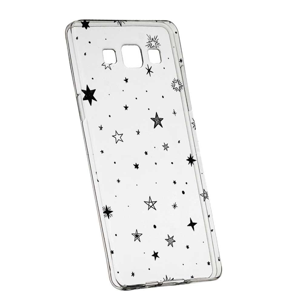 Husa Silicon, Transparent, Slim, Star, 143, Samsung Galaxy J7 2016