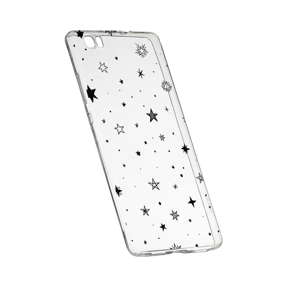 Husa Silicon, Transparent, Slim, Star, 143, Huawei P8 LITE