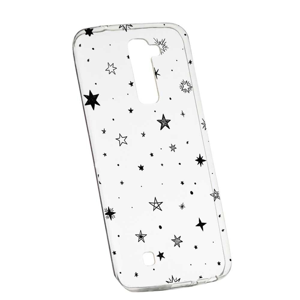 Husa Silicon, Transparent, Slim, Star, 143, LG G7 ThinQ