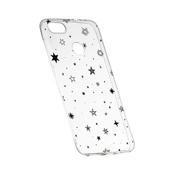 Husa Silicon, Transparent, Slim, Star, 143, Huawei Y7 PRIME 2018 Husa Silicon, Transparent, Slim, Star, 143, Huawei Y7 PRIME 2018