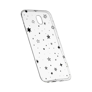 Husa Silicon, Transparent, Slim, Star, 143, Nokia 3 Husa Silicon, Transparent, Slim, Star, 143, Nokia 3