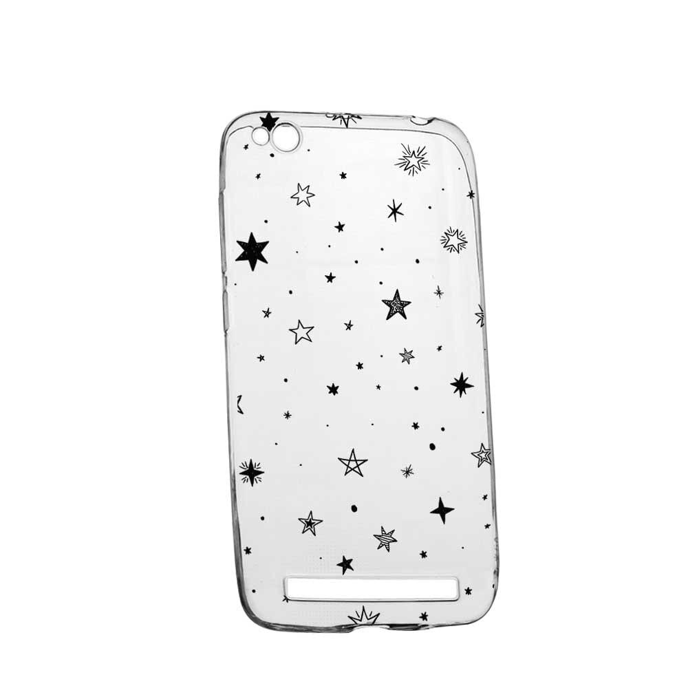 Husa Silicon, Transparent, Slim, Star, 143, Xiaomi Redmi 4A
