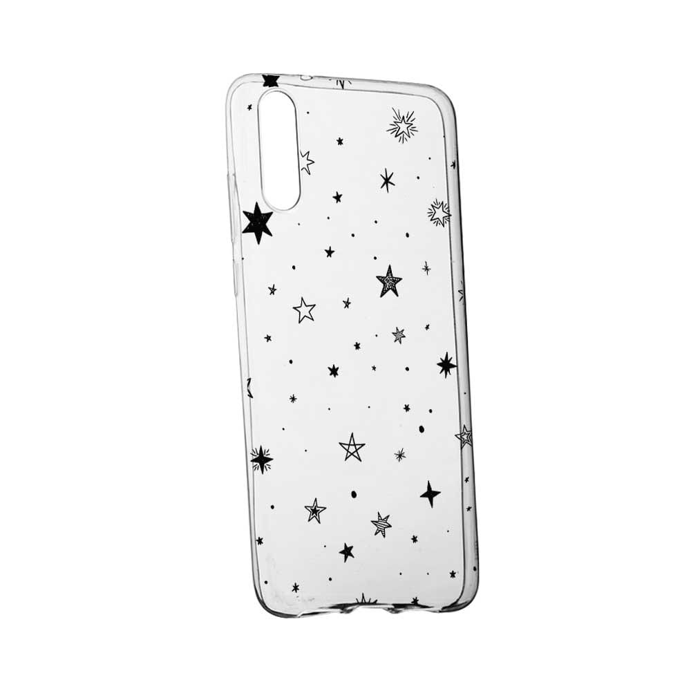 Husa Silicon, Transparent, Slim, Star, 143, Huawei P20 Plus