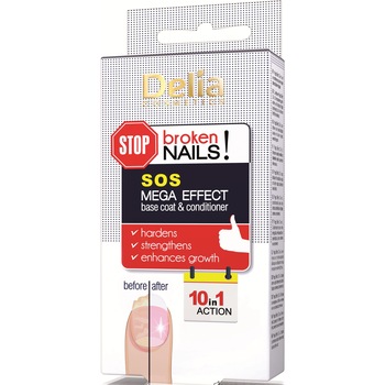 Baza si balsam pentru unghii 10in1, Delia Cosmetics, 11ml Baza si balsam pentru unghii 10in1, Delia Cosmetics, 11ml