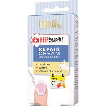 Crema reparatoare pentru cuticule si unghii, Delia Cosmetics, 11ml Crema reparatoare pentru cuticule si unghii, Delia Cosmetics, 11ml