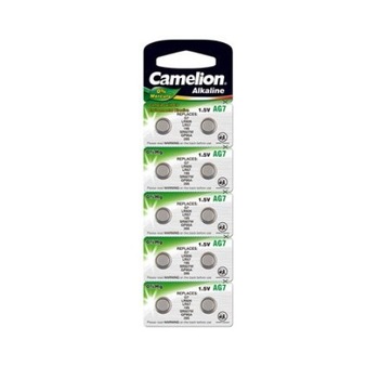 Baterie Camelion AG7 LR57 alcalina 10 bucati / blister Baterie Camelion AG7 LR57 alcalina 10 bucati / blister