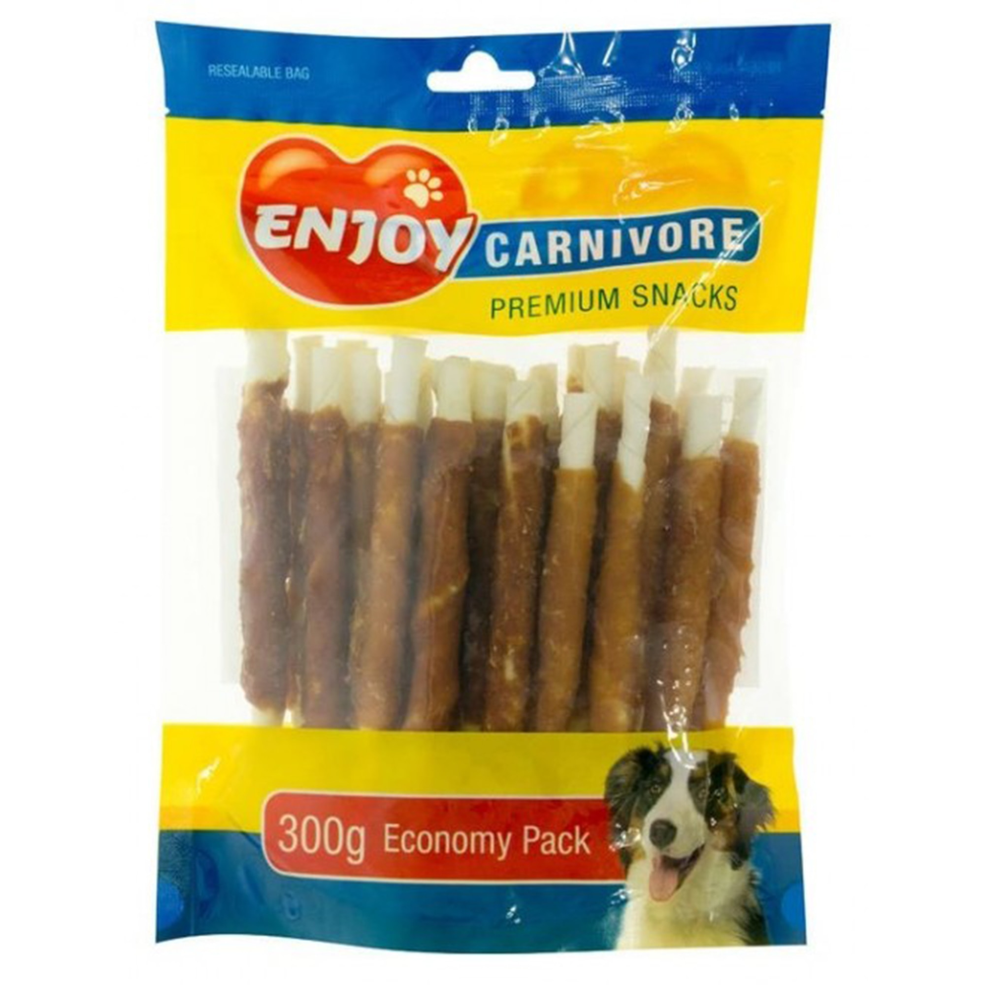 Recompense pentru caini Enjoy Carnivore, Sticks cu pui, 300g