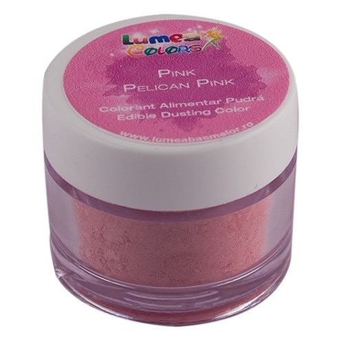 Colorant alimentar pudra pelican pink, 2.5 g - Lumea Colors