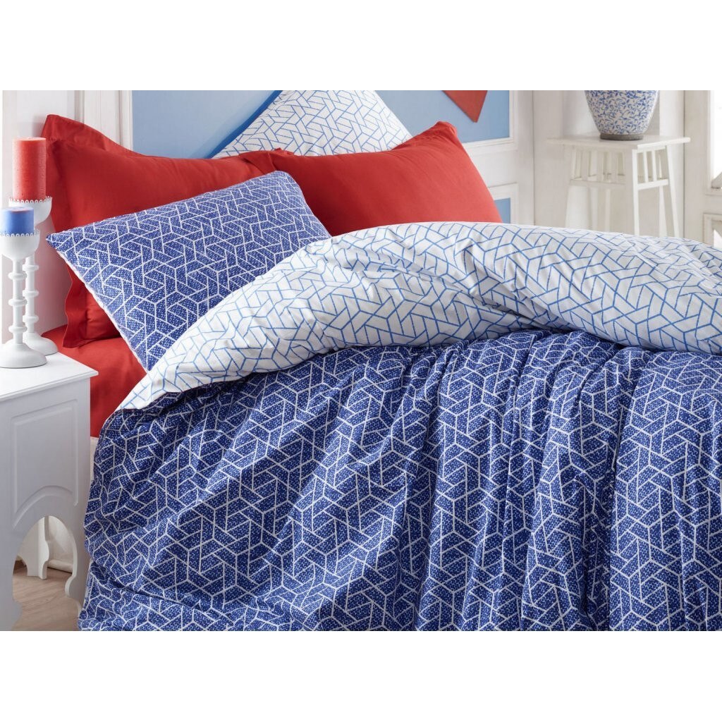 Lenjerie pat dublu 4 piese