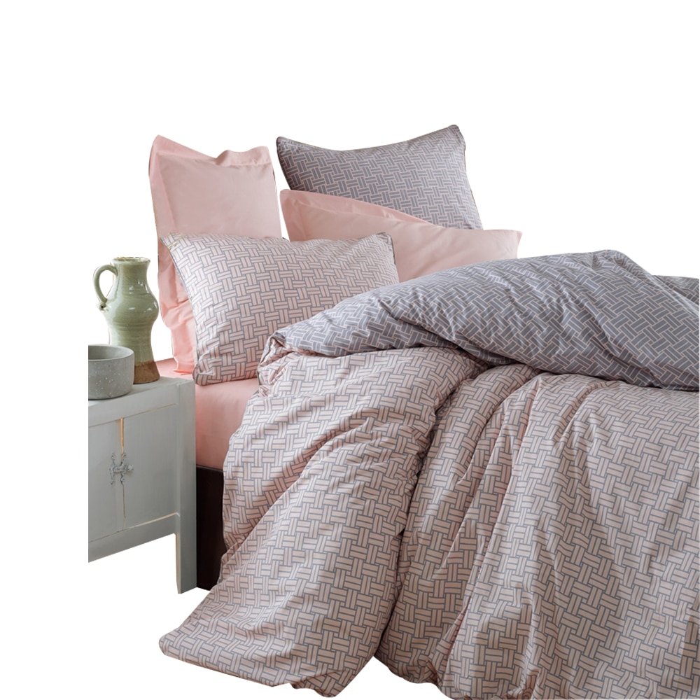 Set lenjerie pat dublu 4 piese