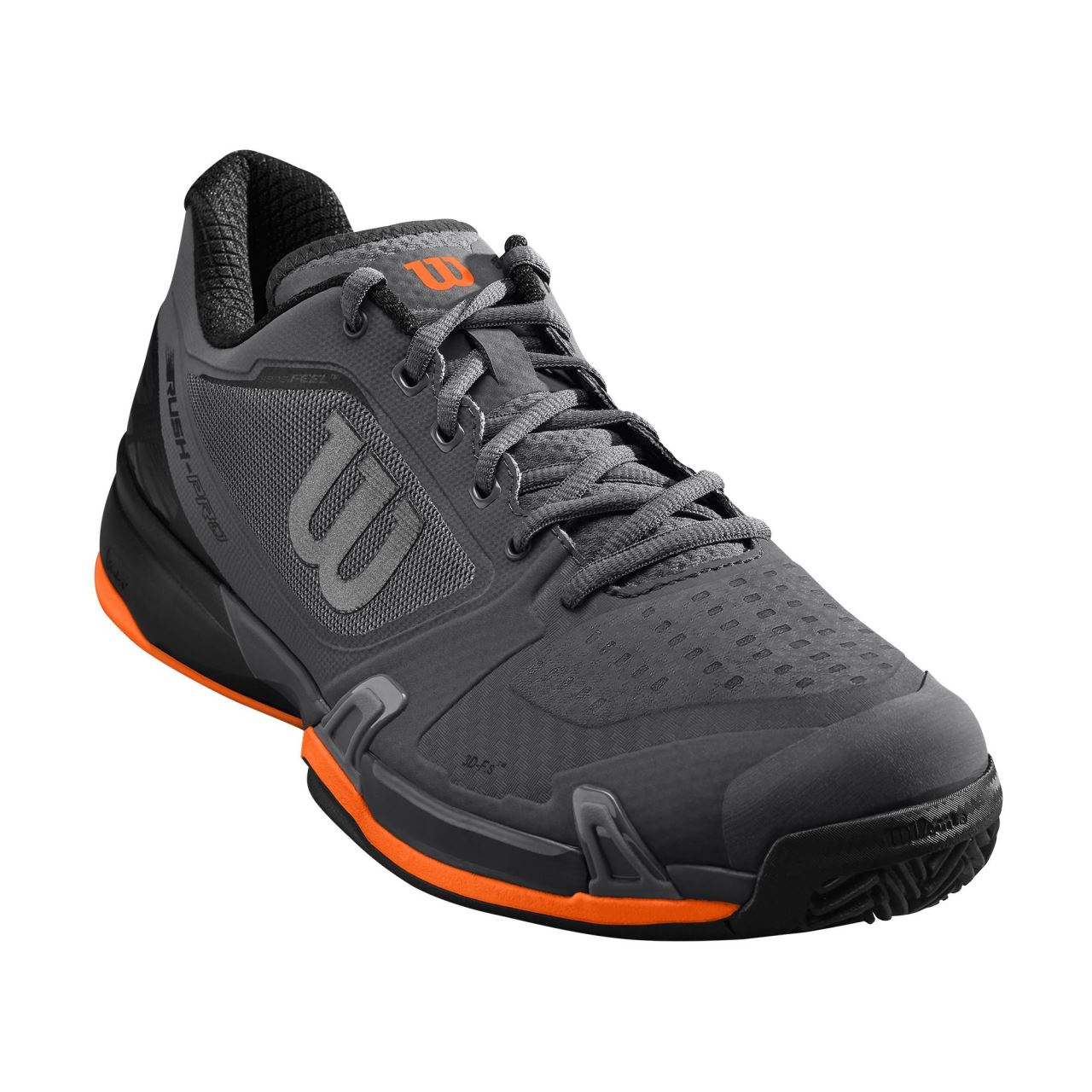 Pantofi sport Wilson Rush Pro 2.5 Clay Magnet, barbati, negru, 41, Negru, 41 1/3