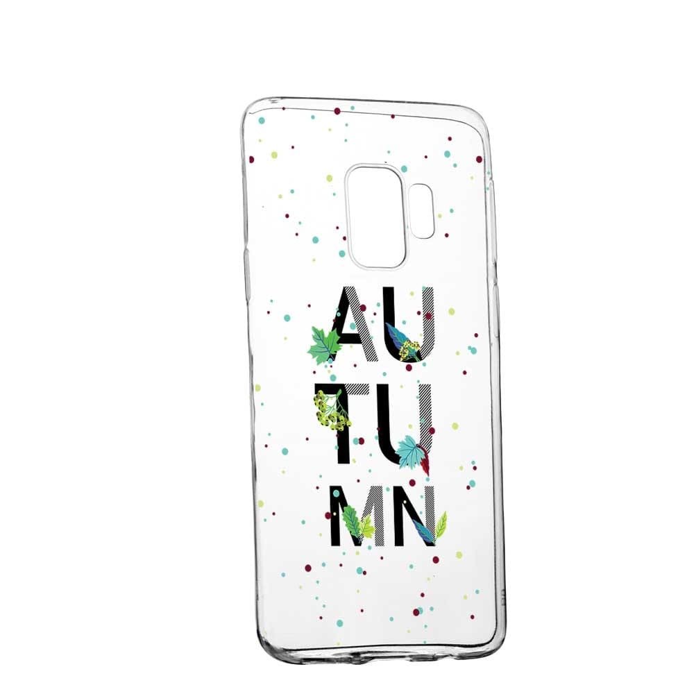 Husa Silicon, Transparent, Slim, Toamna, 145, Samsung Galaxy S9