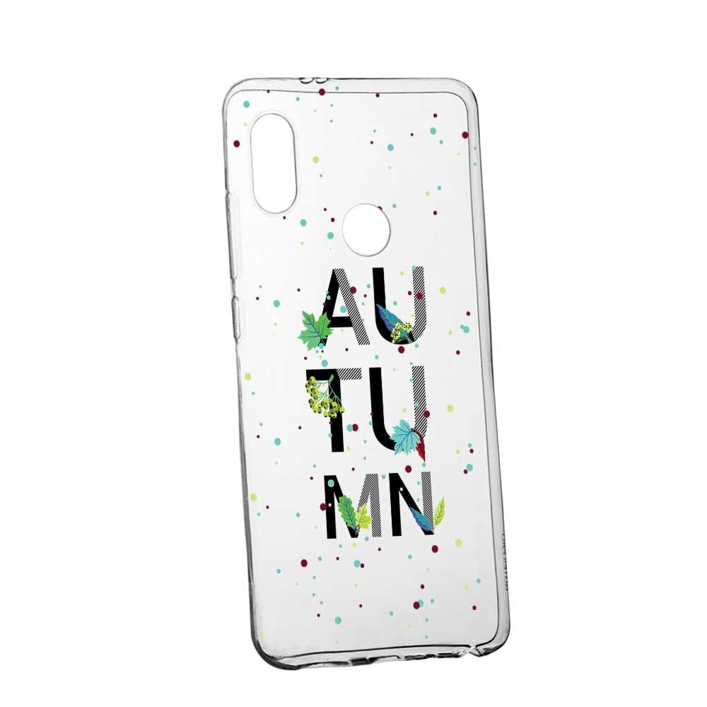 Husa Silicon, Transparent, Slim, Toamna, 145, Xiaomi Redmi MIX 2S
