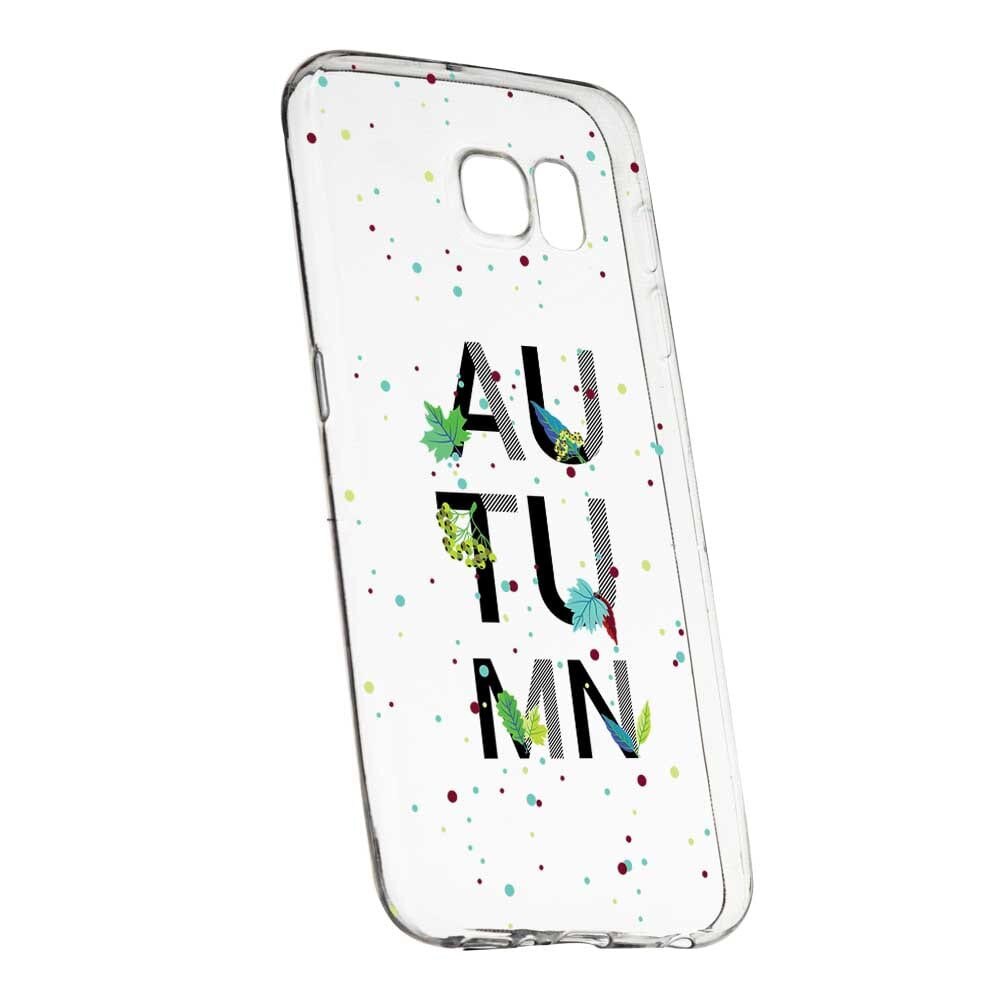Husa Silicon, Transparent, Slim, Toamna, 145, Samsung Galaxy S7