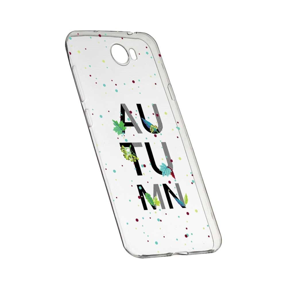 Husa Silicon, Transparent, Slim, Toamna, 145, Huawei Y7 / Enjoy 7 Plus / Nova Lite Plus 2017