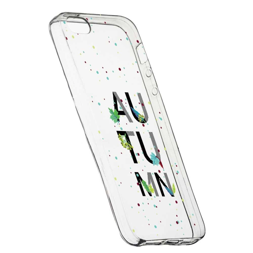 Husa Silicon, Transparent, Slim, Toamna, 145, Apple iPhone 5 / 5S / SE