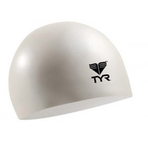 Casca Inot TYR Silicon Junior 100, Alb