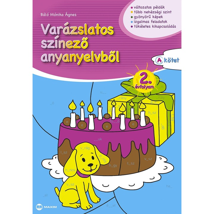 Varázslatos színező anyanyelvből 2. évfolyam A kötet