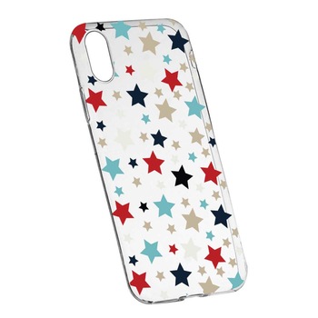 Husa Silicon, Transparent, Slim, Star, 146, HTC Desire 12 Husa Silicon, Transparent, Slim, Star, 146, HTC Desire 12