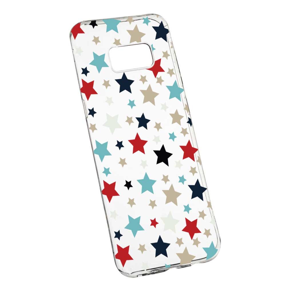 Husa Silicon, Transparent, Slim, Star, 146, Samsung Galaxy S8