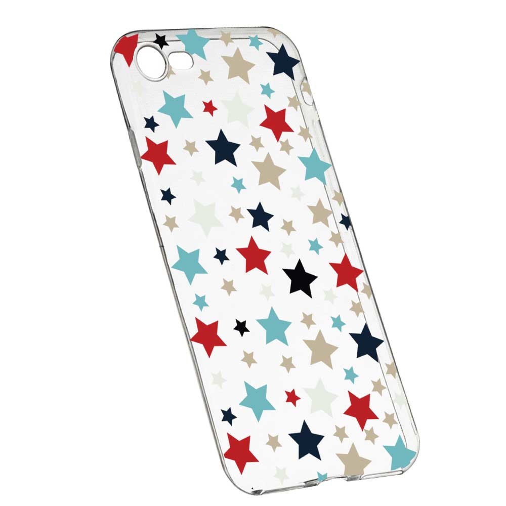 Husa Silicon, Transparent, Slim, Star, 146, Apple iPhone 6 / 6S