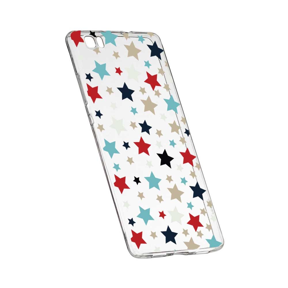 Husa Silicon, Transparent, Slim, Star, 146, Huawei P8 LITE