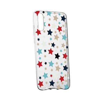 Husa Silicon, Transparent, Slim, Star, 146, Huawei P20 Plus Husa Silicon, Transparent, Slim, Star, 146, Huawei P20 Plus