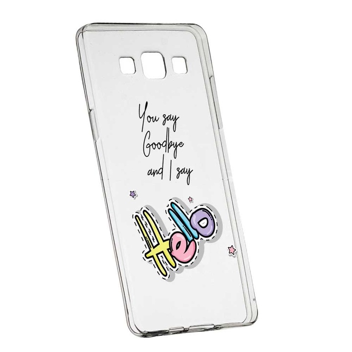 Силиконов кейс Transparent Slim Hello 148 Huawei MATE 10