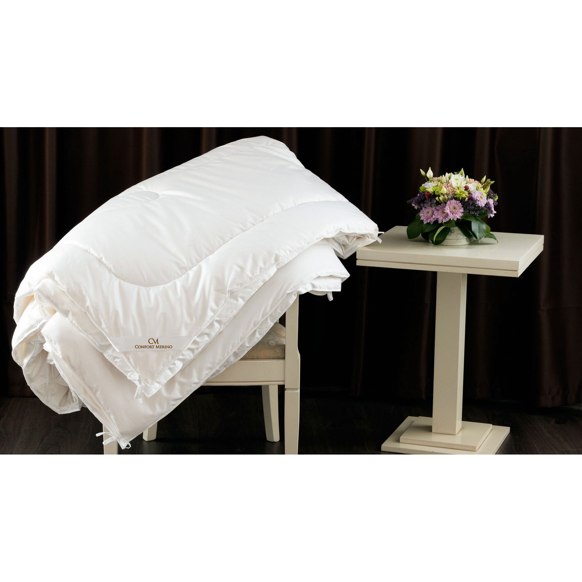 Завивка VALERIA HOME 200x200см Чиста мериносова вълна Благороден