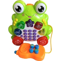 jucarie interactiva broscuta telefon de tras cu muzica sunete si lumini verde imagen 37_0_
0