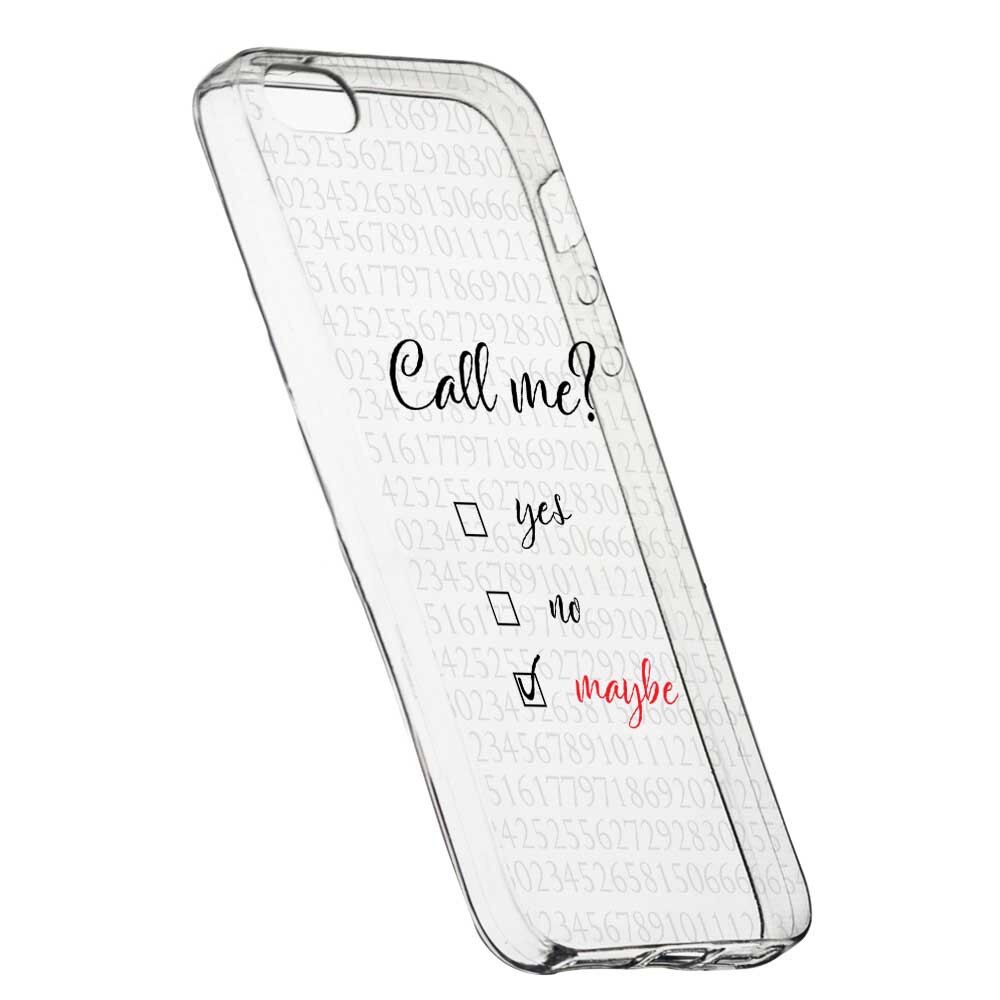 Husa Silicon, Transparent, Slim, Call Me, 149, Xiaomi Mi5S