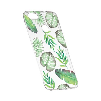 Husa Silicon, Transparent, Slim, Tropical, 150, Huawei Y7 PRIME 2018 Husa Silicon, Transparent, Slim, Tropical, 150, Huawei Y7 PRIME 2018