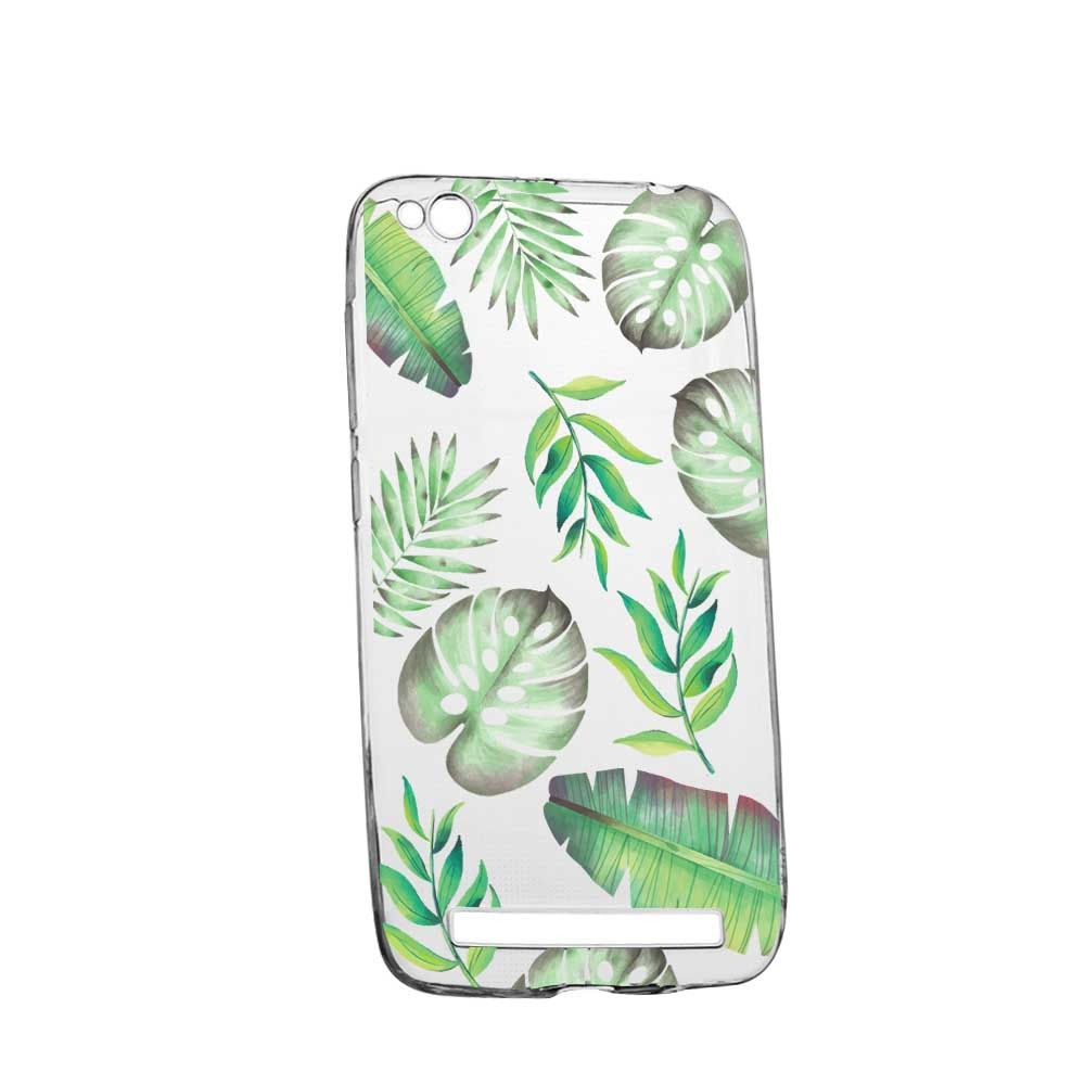 Husa Silicon, Transparent, Slim, Tropical, 150, Xiaomi Redmi 4A