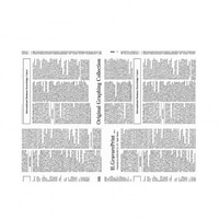 Napron Hartie Alba de Tava Model Ziar 30x40 cm, 1000 Coli/Set, 80 gr/m² - Hartie Alba Imprimata pentru Suport de Farfurii
