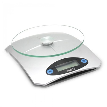 Cantar digital bucatarie SAPIR SP 1651 K, 5 kg, LCD ecran, Baterie inclusa, Gri Cantar digital bucatarie SAPIR SP 1651 K, 5 kg, LCD ecran, Baterie inclusa, Gri