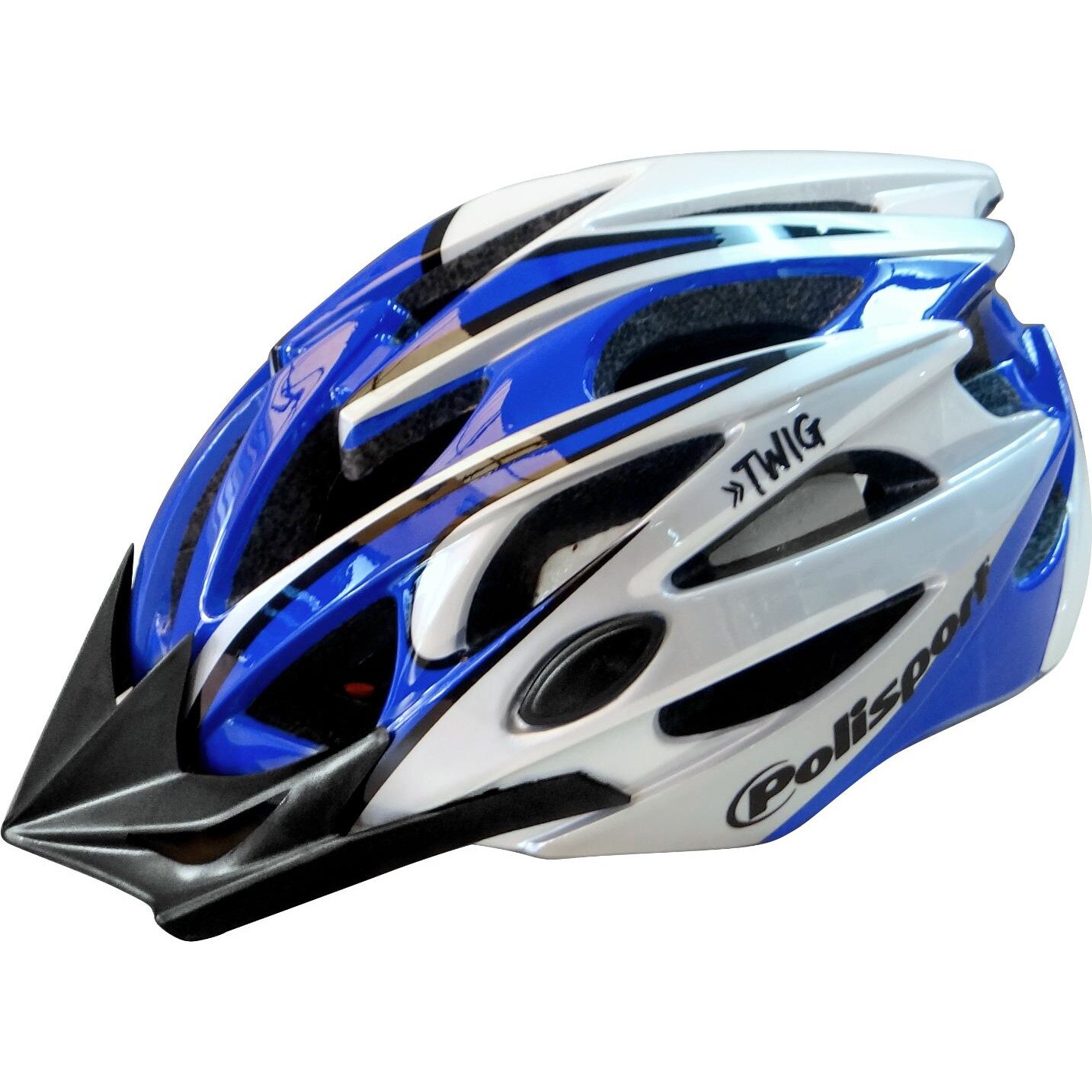 Casca protectie Mtb Polisport Twig Albastru/Argintiu L 58/61 cm